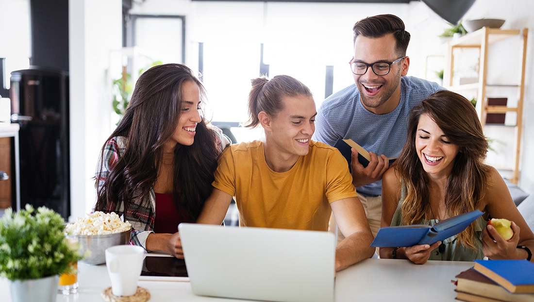motivate and inspire Gen Z: a group of young people in the office